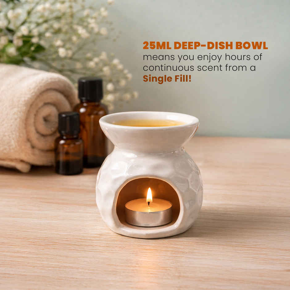 IRIS Premium White Ceramic Vaporizer Set | 3 Assorted Oils | 30 ml