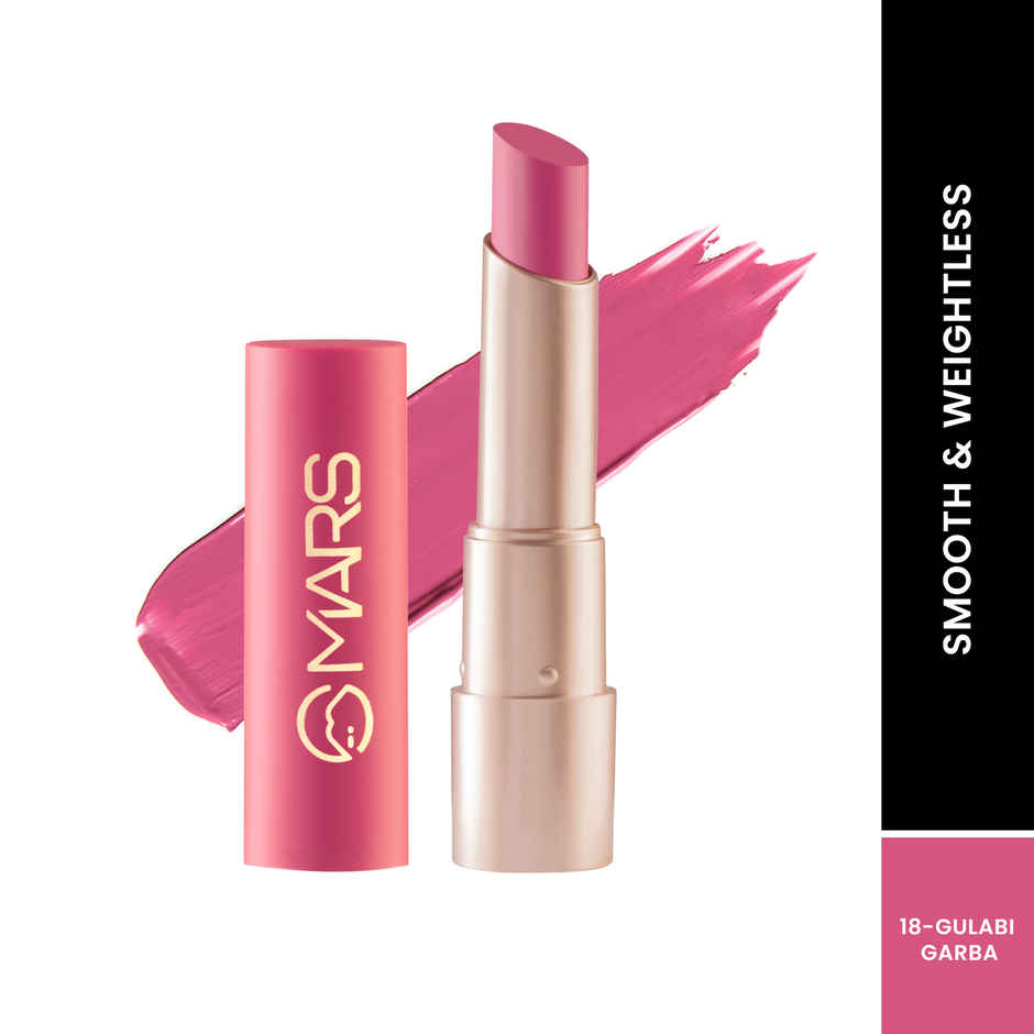 MARS Cosmetics Creamy Matte Lipstick (18-Gulabi Garba)