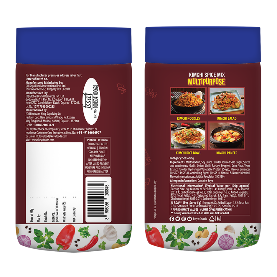 Keya Kimchi Spice Mix