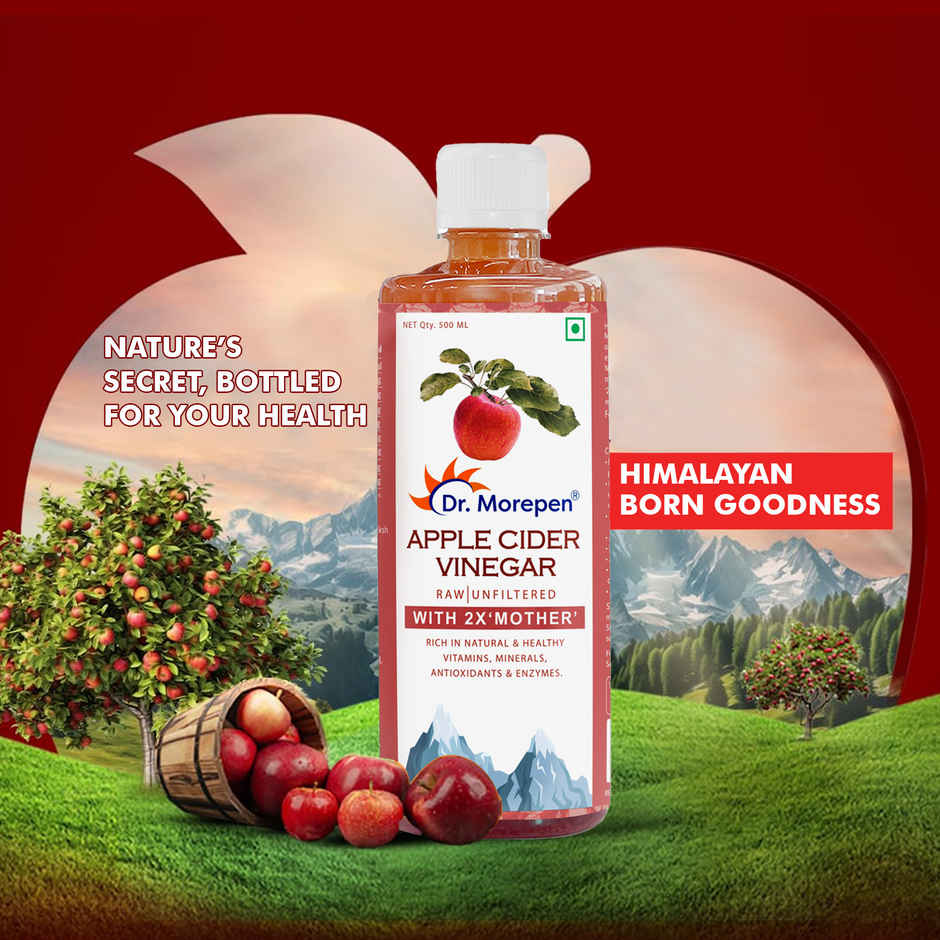 Dr. Morepen Apple Cider Vinegar with Vitamins & Minerals Helps in Weight Loss