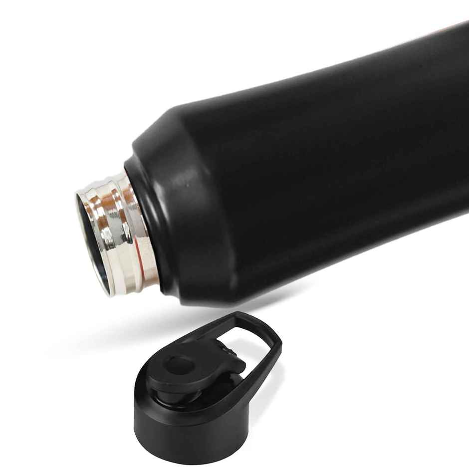 Solara Stainless Steel Water Bottle 1 L Black Knight