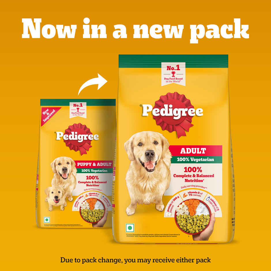 Pedigree Adult Dry Dog Food 100% Vegetarian