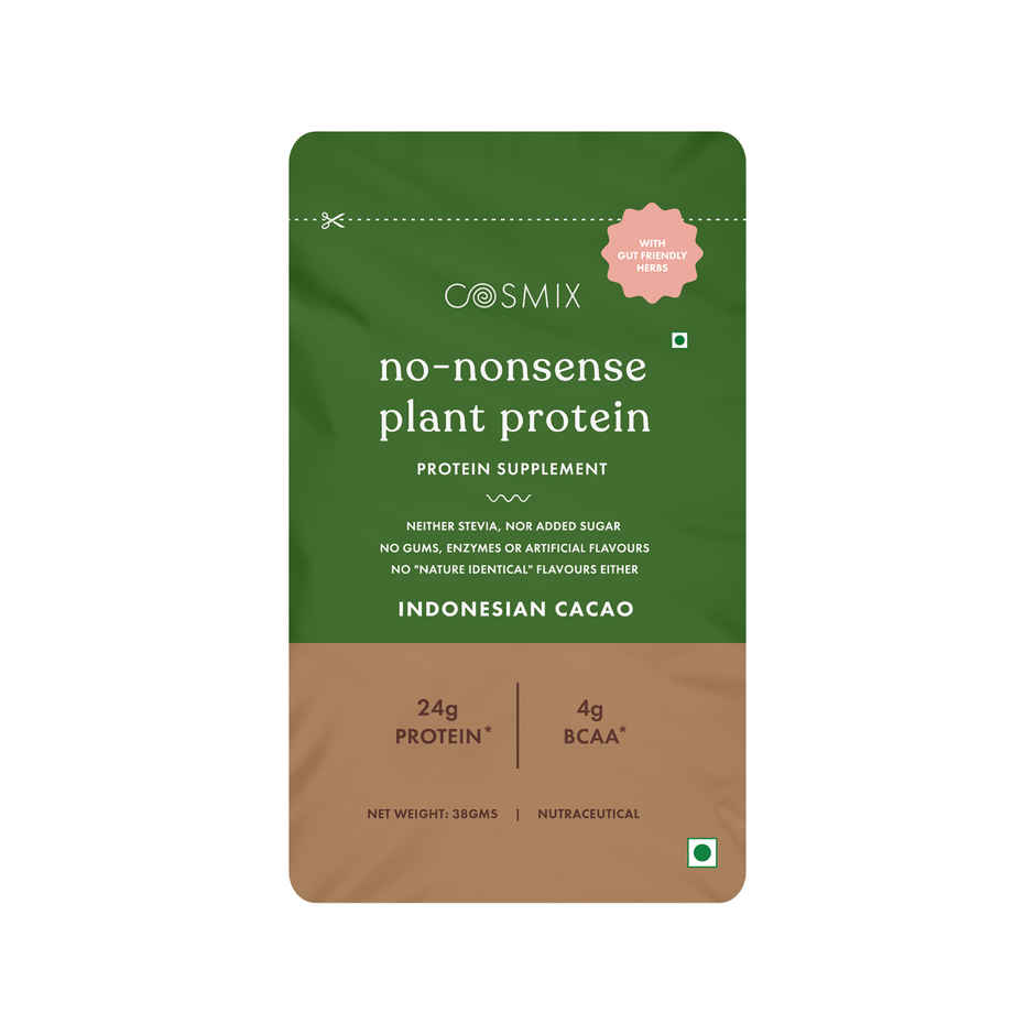 Cosmix No Nonsense Plant Protein Indonesian Cacao Sachet
