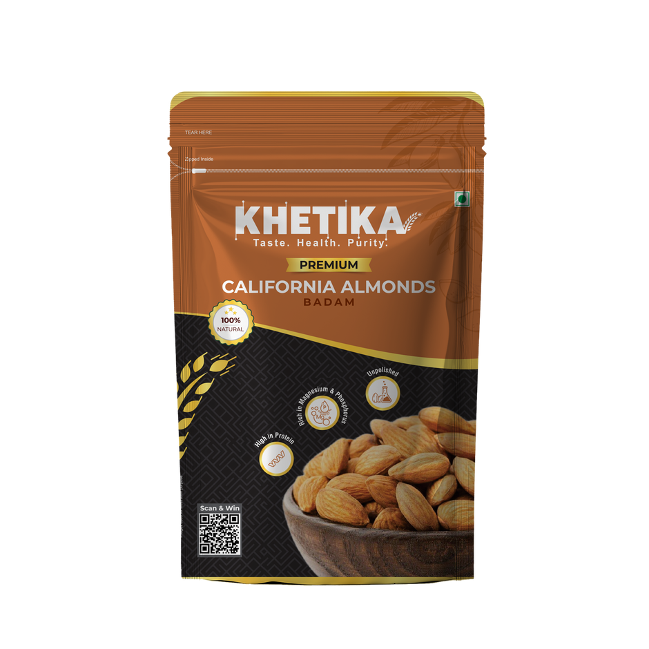 Khetika Premium California Almonds |Badam