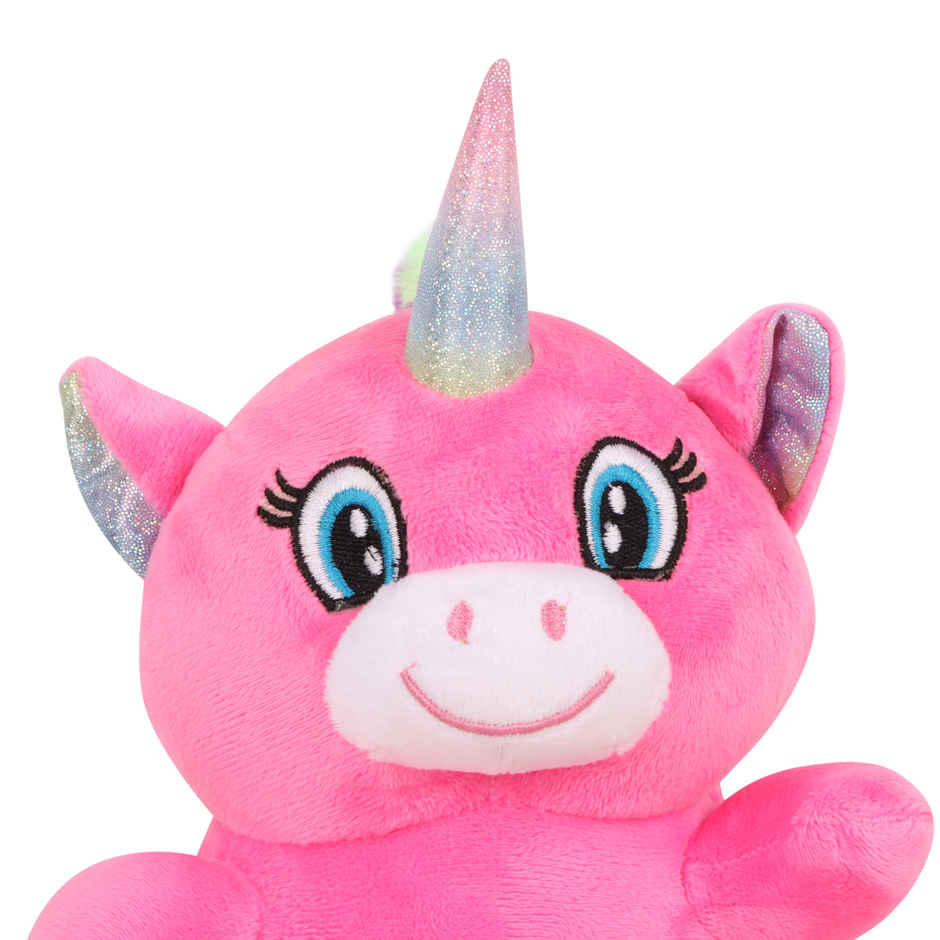 DearJoy Sitting Unicorn | Pink - 28 cm