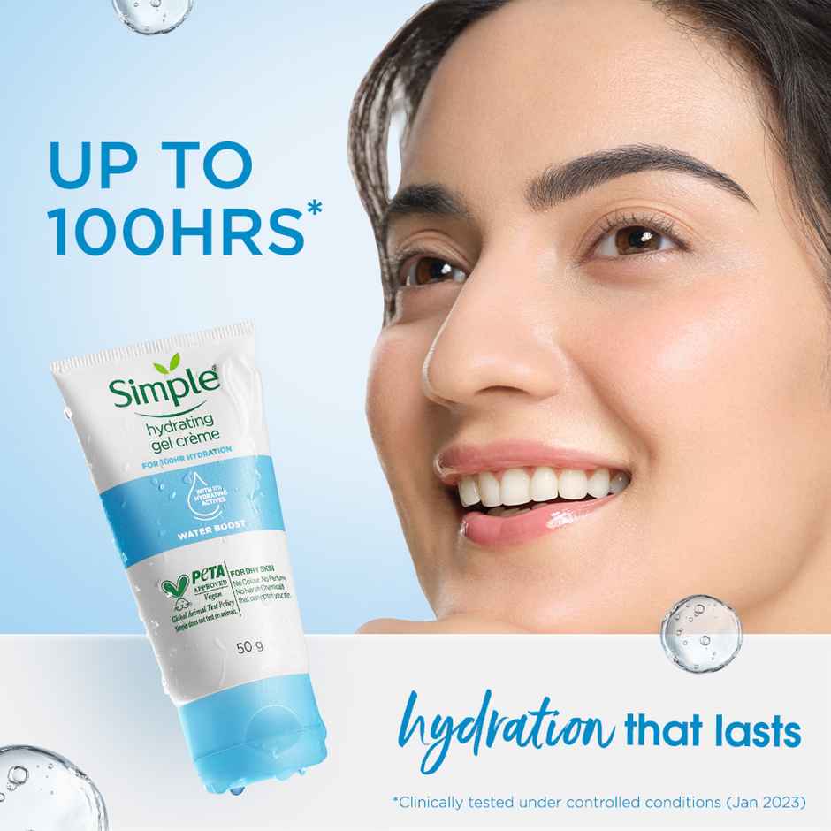 Simple Water Boost Hydrating Gel Creme 100 Hr Hydration