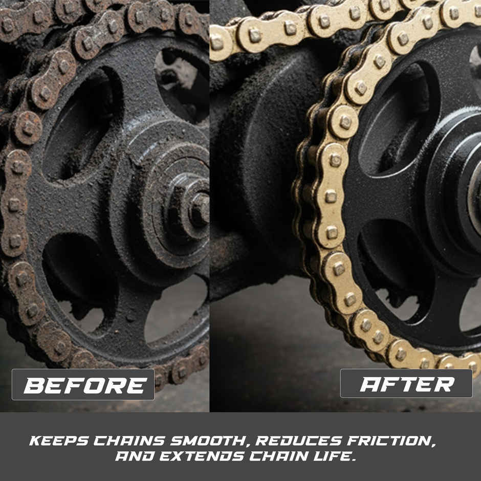 Nippon Paint n-Shield Chain Lubricant Spray | Protects Bike & Motorcycle Chains