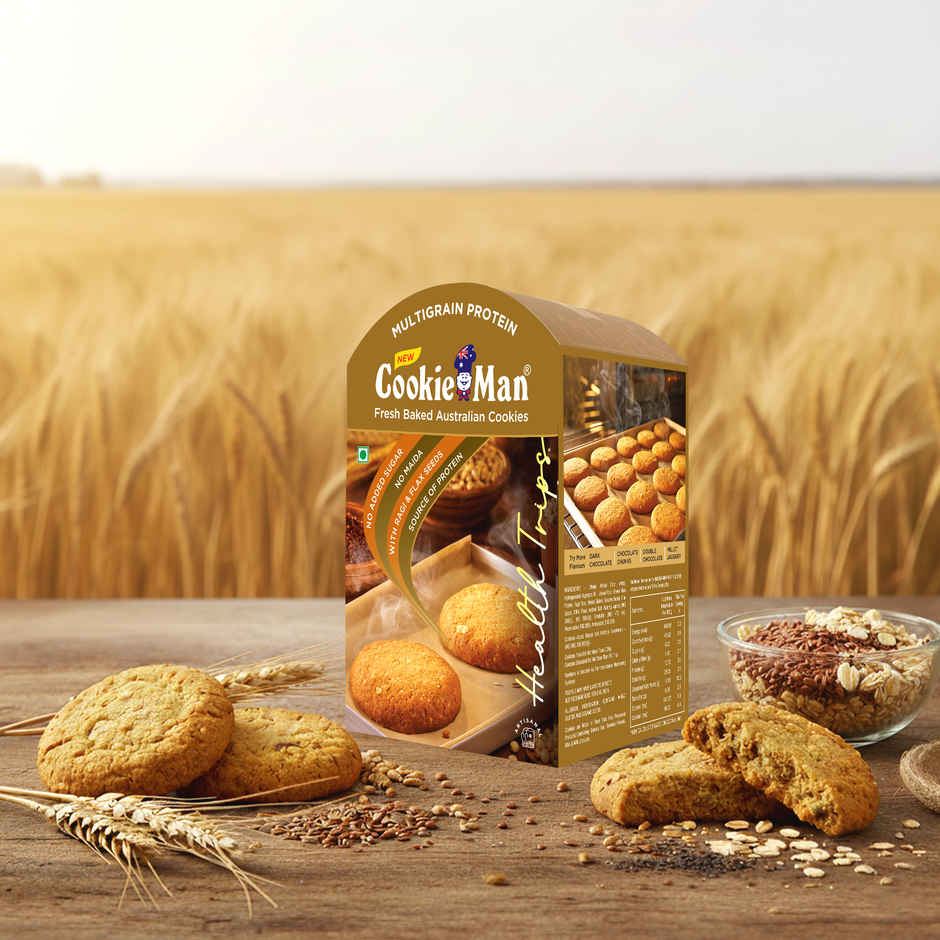 CookieMan Premium Multigrain Protein Cookies Biscuits