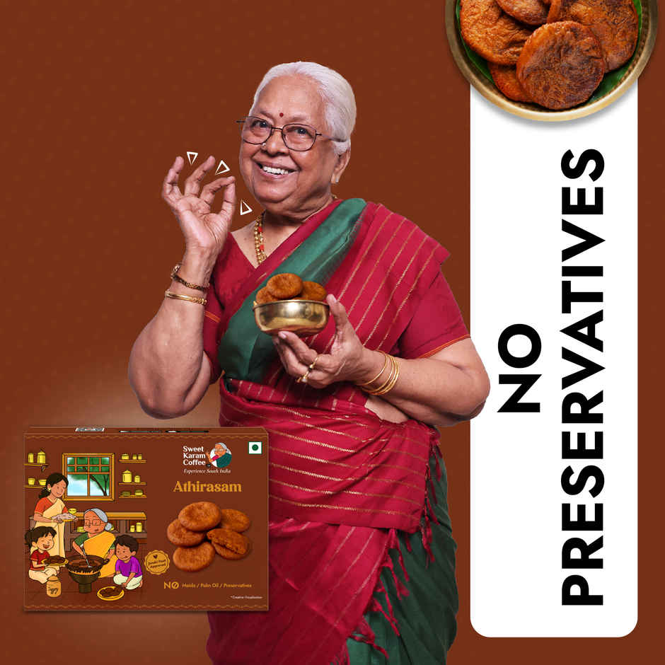 Sweet Karam Coffee Classic Athirasam | No Preservatives | No White Sugar