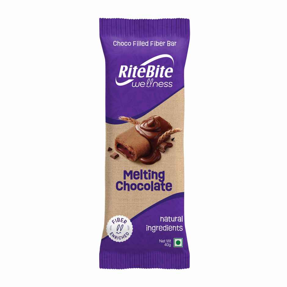 Rite Bite Melting Chocolate Chocofill Fiber Energy Bar