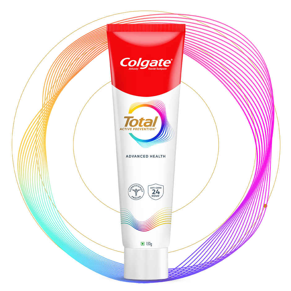 Colgate Total Advanced Health Antibacterial Toothpaste, Enamel Protection (Combo with Toothbrush)