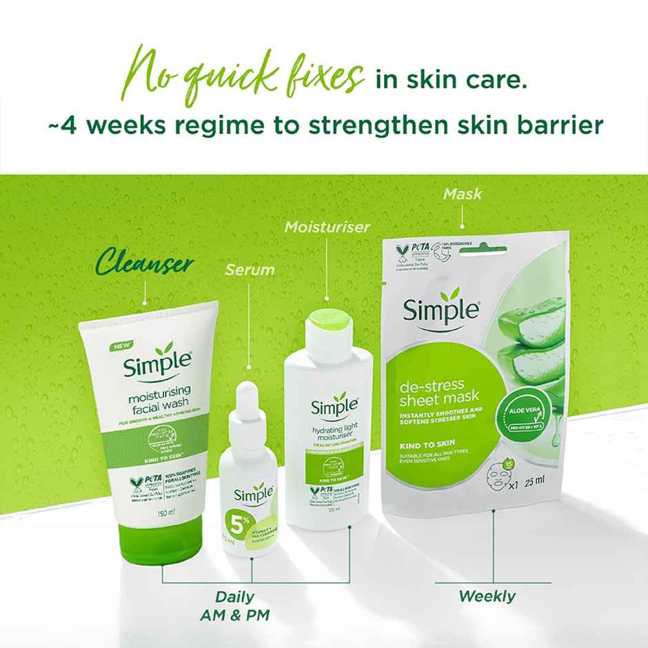 Simple Kind To Skin Moisturising Facial Wash