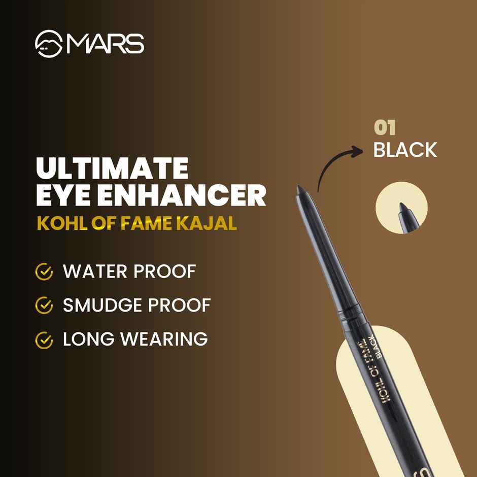 MARS Cosmetics Kohl Of Fame Up To 12 Hours Stay Kajal