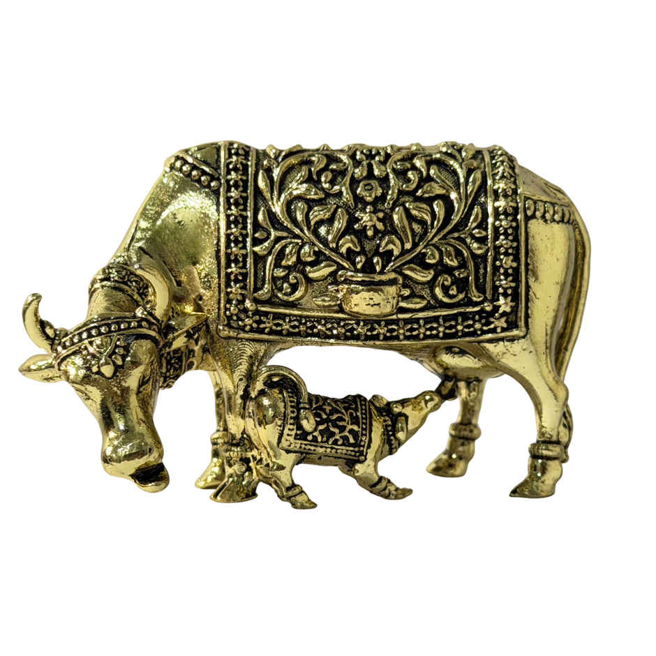 Pure Brass Kamdhenu Idol | Estoria Collective