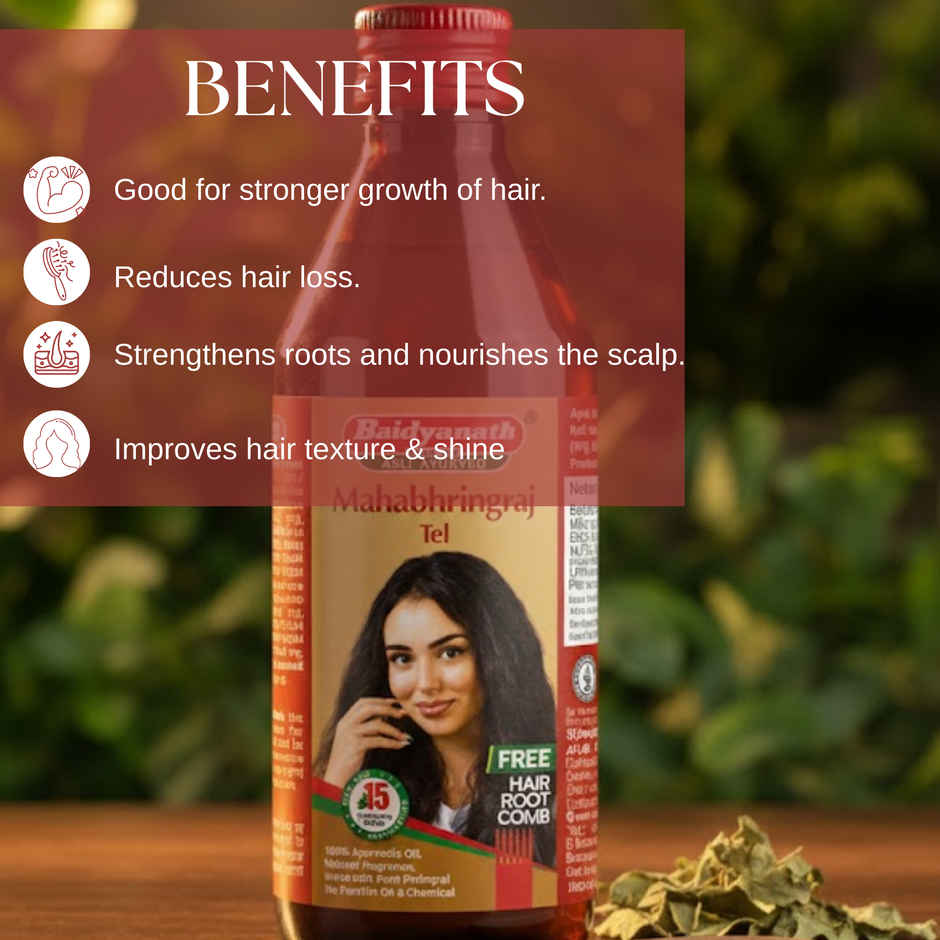 Baidyanath Asli Ayurveda Mahabhringraj Hair Oil