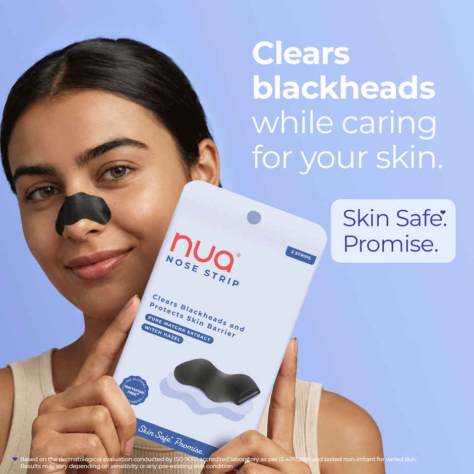 Nua Nose Strip (1pc) & Nua Hydrocolloid And Salicylic Acid Pimple Patches (36pc) Combo