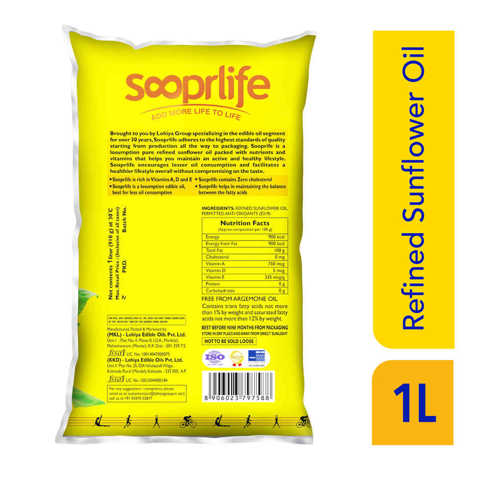 Sooprlife Sunflower Oil