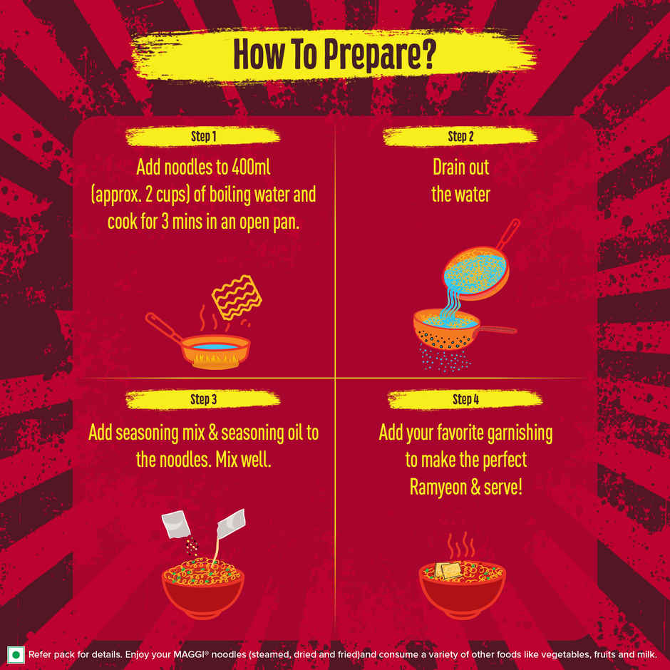 Maggi Korean BBQ Veg Instant Noodles