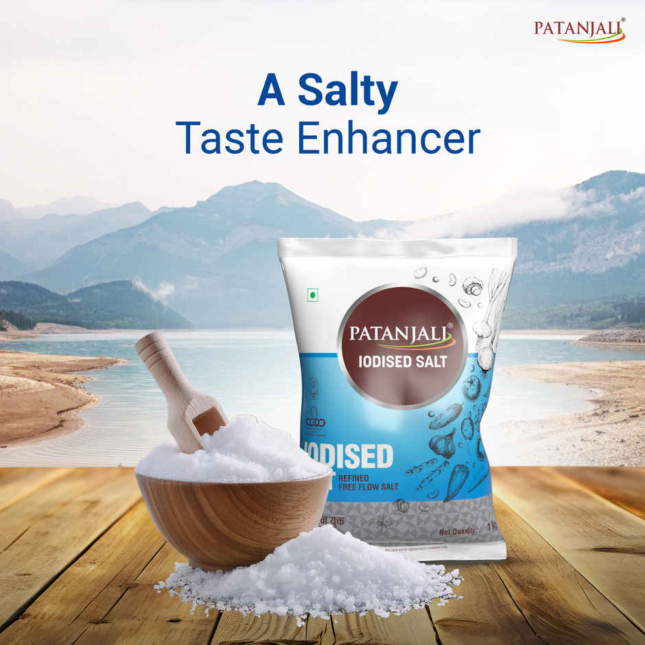Patanjali Iodized Namak Salt for Everyday Use