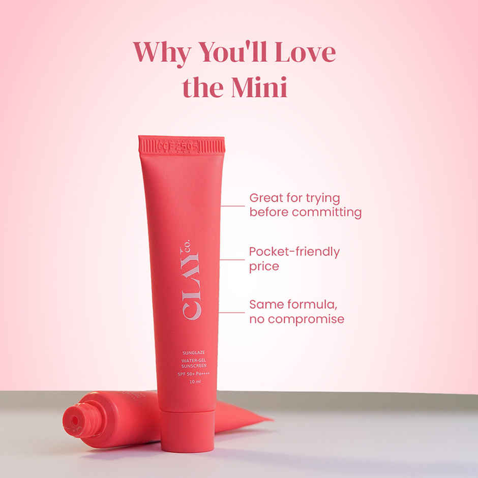 ClayCo Sunglaze Sunscreen SPF 50+ PA ++++ With Probiotic & Ceramides