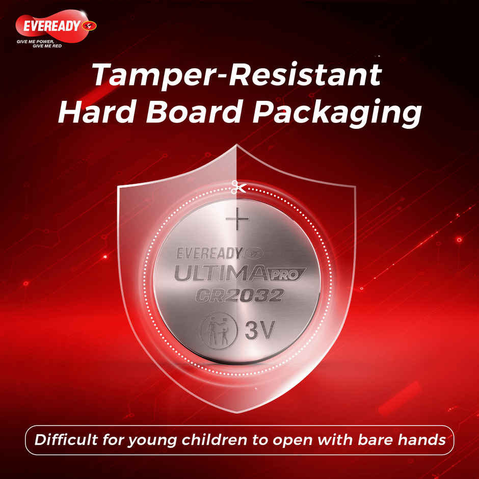 Eveready Ultima Lithium Coin Battery | 3V | CR2032