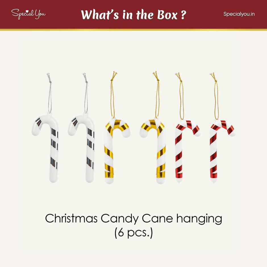 Christmas Candy Cane Hanging Ornaments | Special You