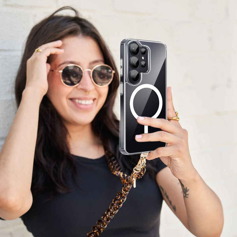 Artistque Case For Samsung Galaxy S26 Ultra 5G Back Cover | Transparent Clear Magsafe Cover