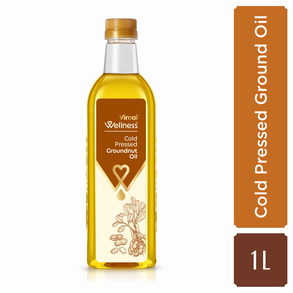 Vimal Wellness Groundnut (Peanut) Cold Pressed Oil | Healthy Cooking Oil