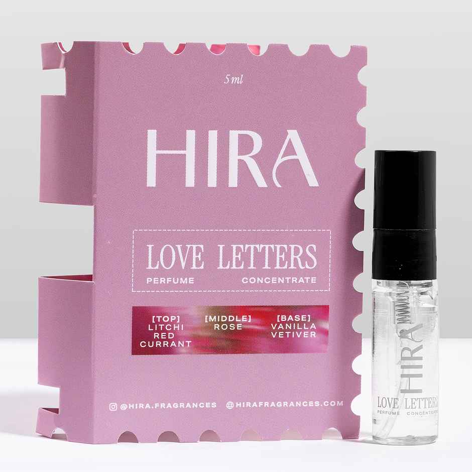 Hira Love Letters Eau De Perfume - Mini | For Woman | Fruity Floral & Vanilla Scent