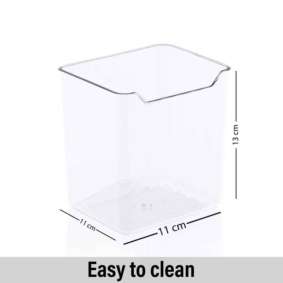 Kuber Industries 6 Piece Fridge Organizers Set | Vegetable & Coriander Storage | Transparent