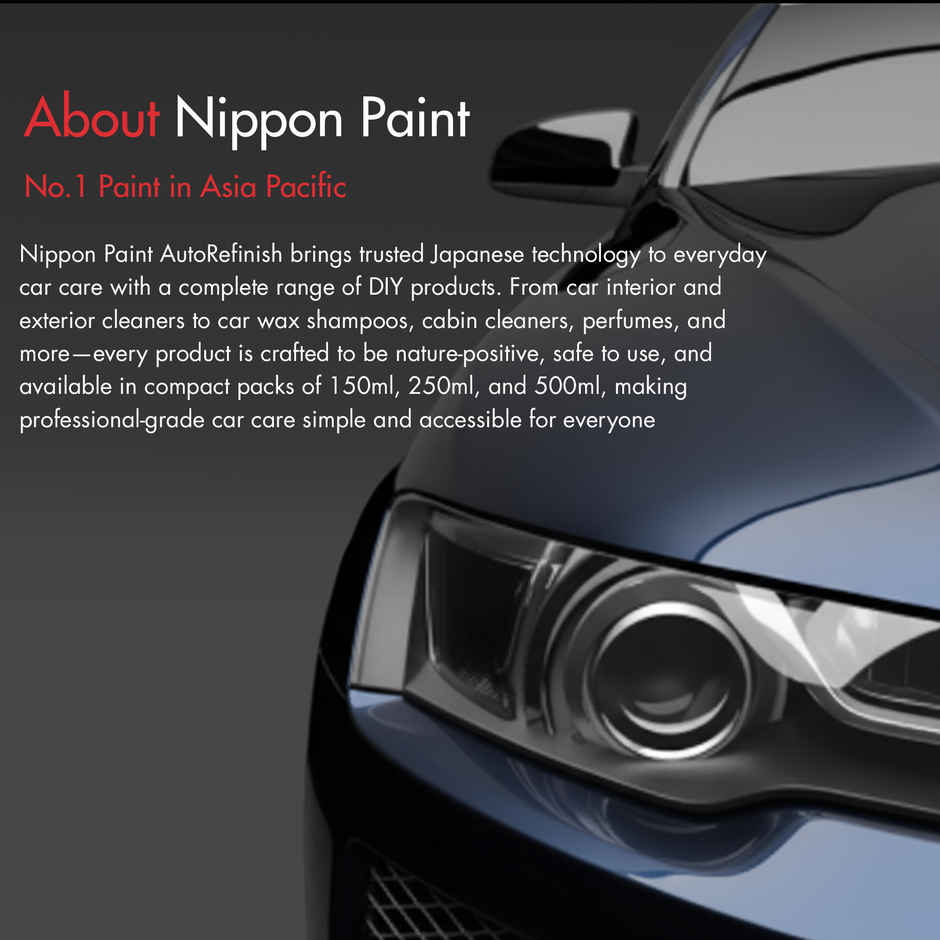 Nippon Paint Wax N Shine Car Shampoo | Long-Lasting Wax Protection & Glossy Shine