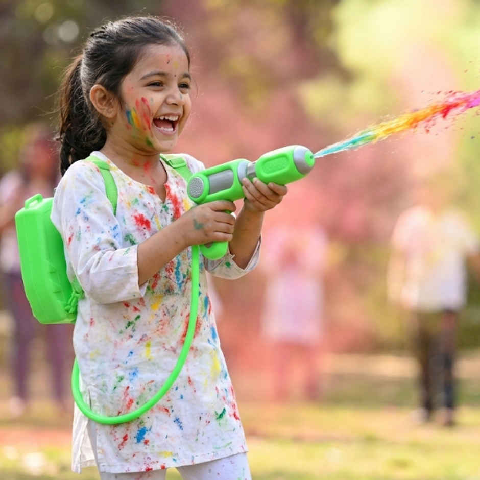 Unicorn Holi Water Tank Pichkari | 1.25 L | Tomuncle