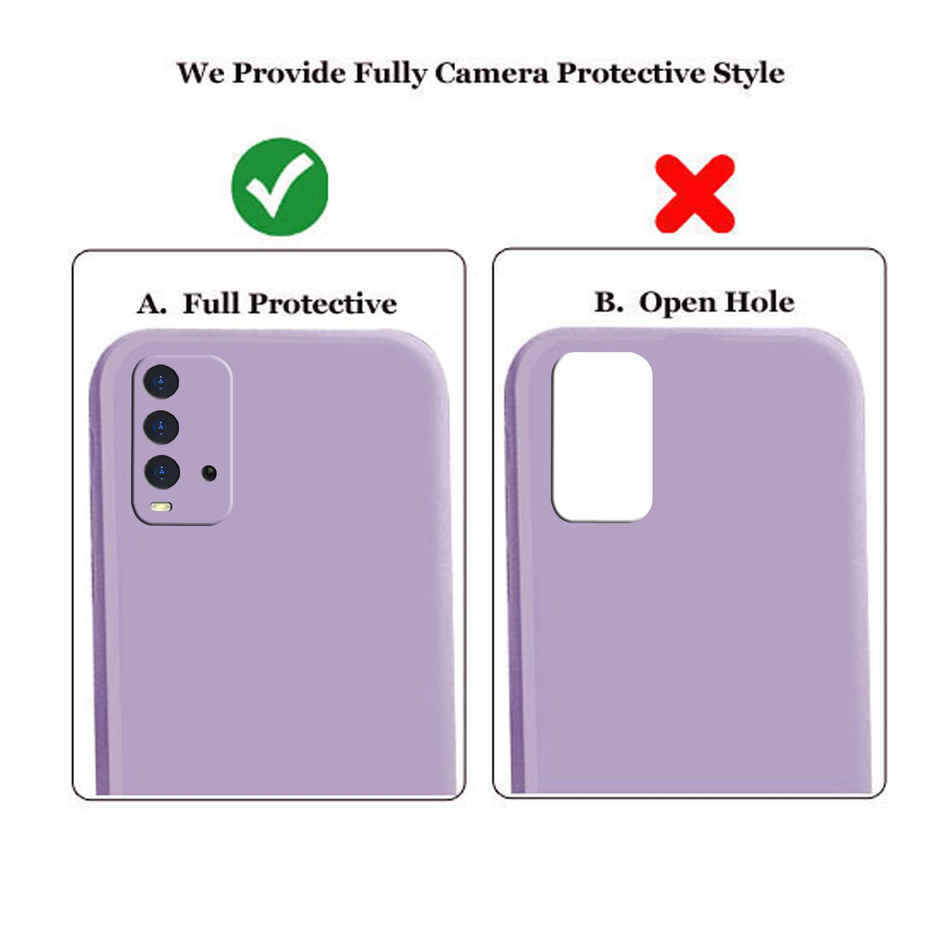 Artistque Case For Redmi 9 Power Back Cover - Plain Liquid Silicone Cover