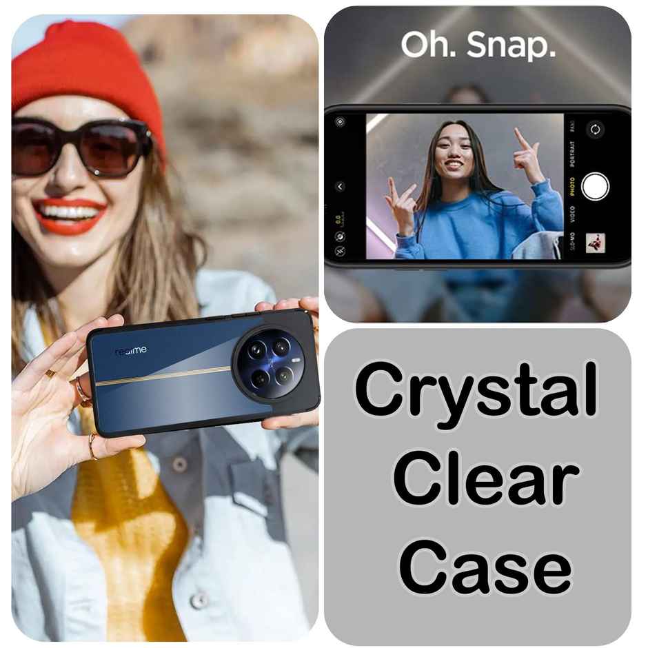 Artistque Case for Realme 12 Pro | 12 Pro Plus 5g | P1 Pro 5g Back Cover - Transparent Shockproof