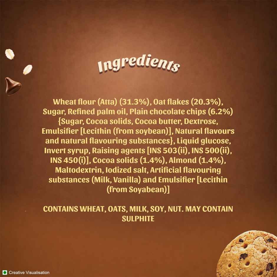 Oats & Chocolate Cookies By Sunfeast Farmlite