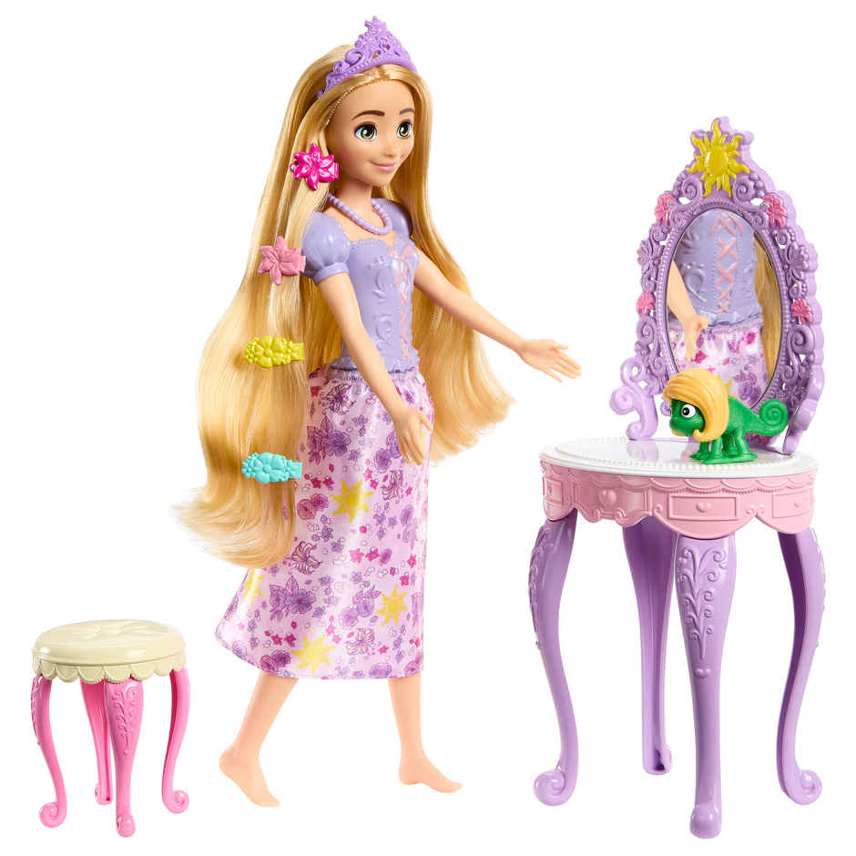 Disney Princess Rapunzel Vanity | Playset with Accessories