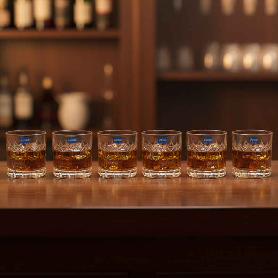 Ocean Traze-Pst Whisky Glass | 350 ml | 6 pcs