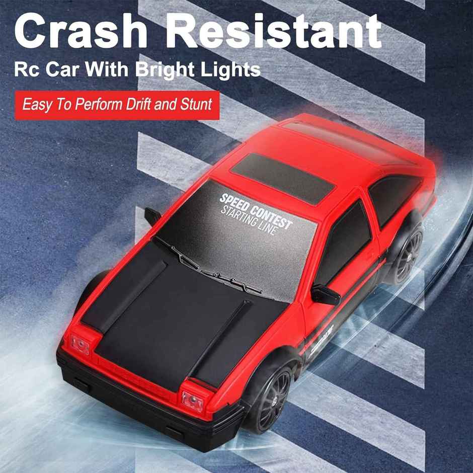 Kidology Remote Control Drift Car Toy for Kids | High-Speed Racing Car Rechargeable Battery