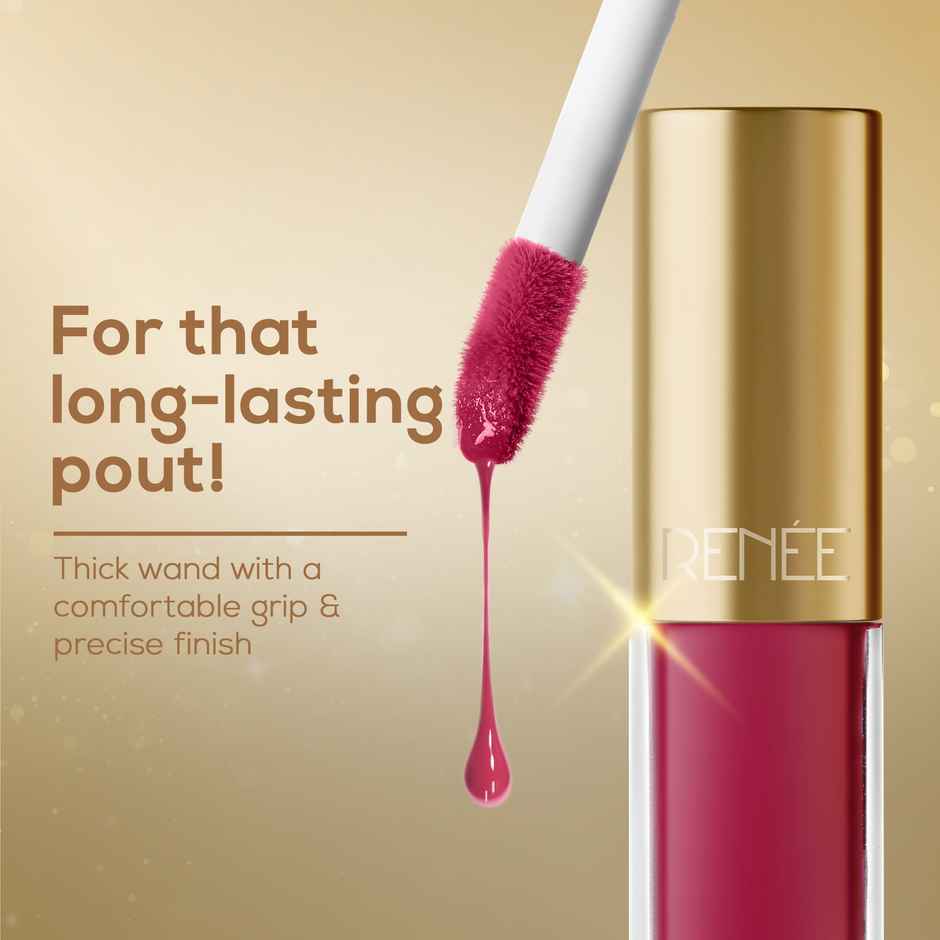 Renee H2O Hydrating Glossy Finish Liquid Lipstick | Plum Tide