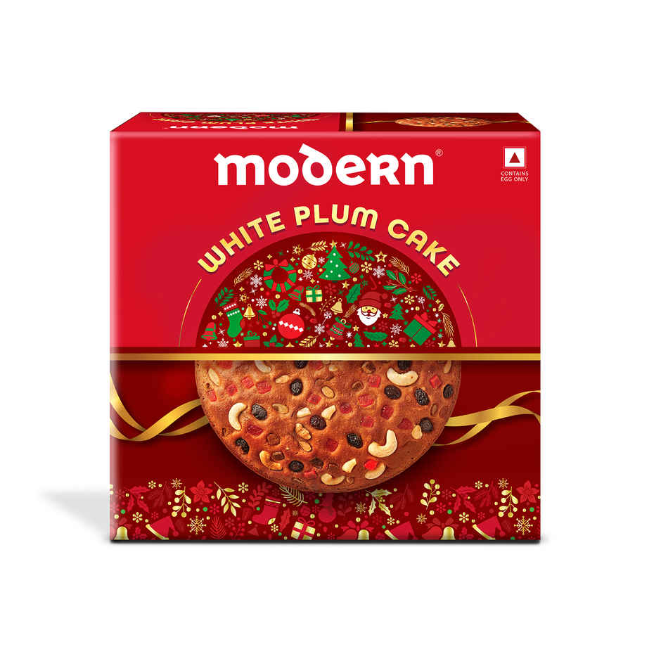Modern White Plum Cake | Combo