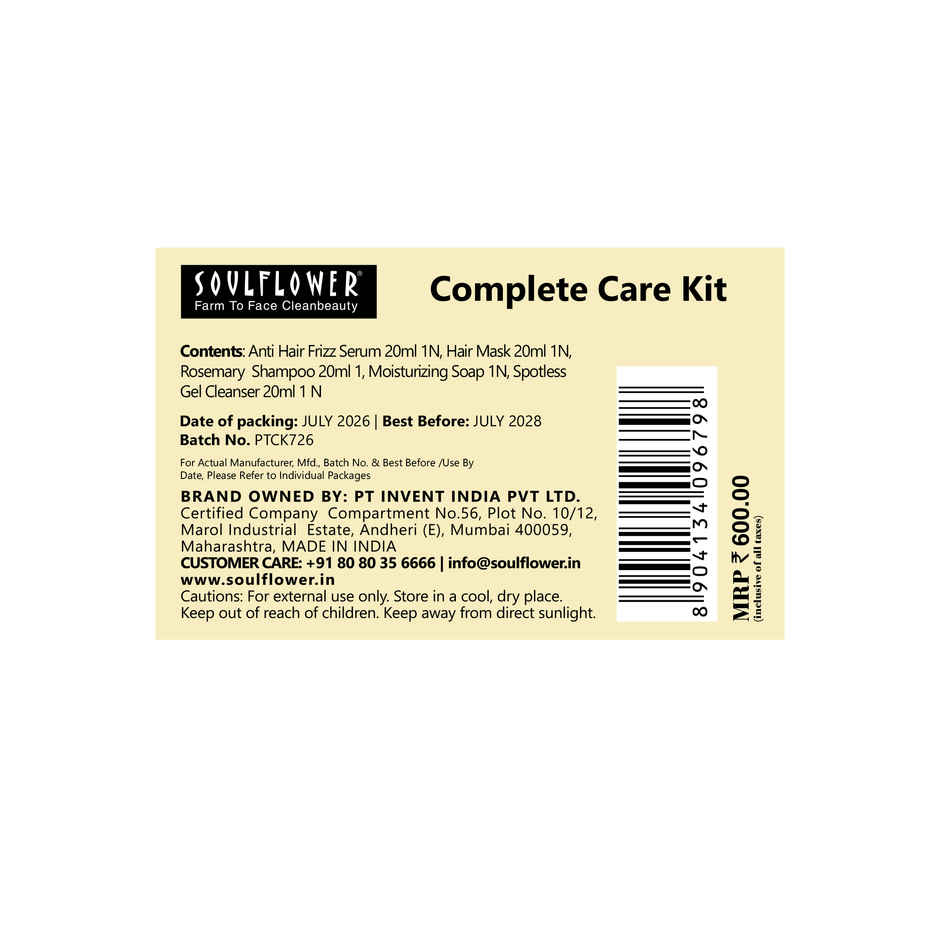 Soulflower Complete Care Kit