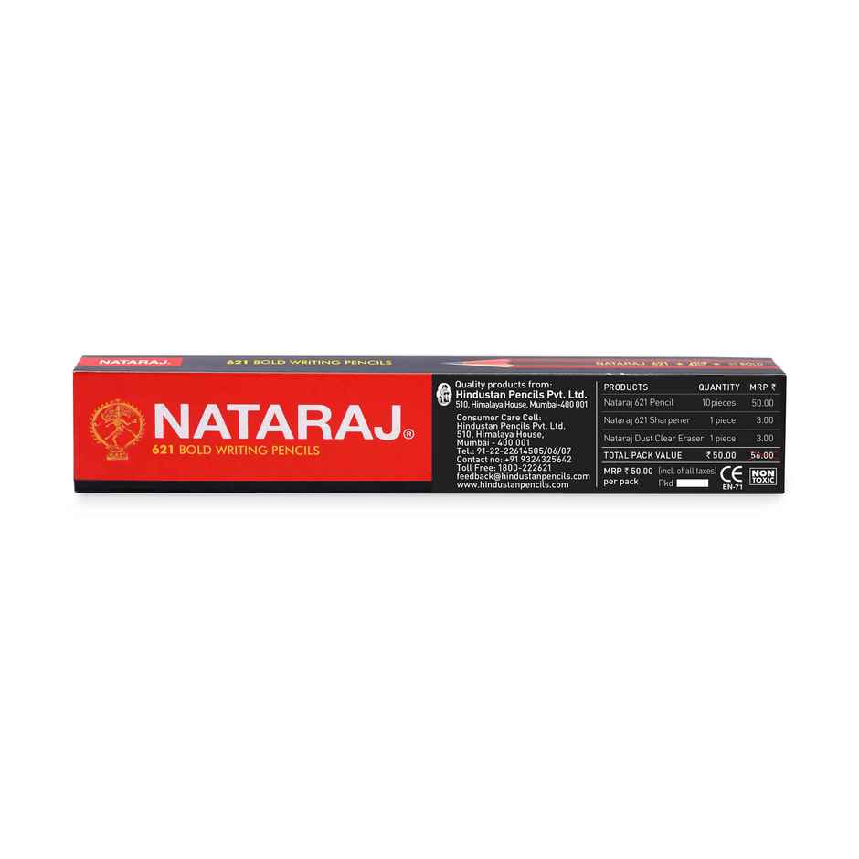Nataraj 621 Writing Pencil 10 Pcs