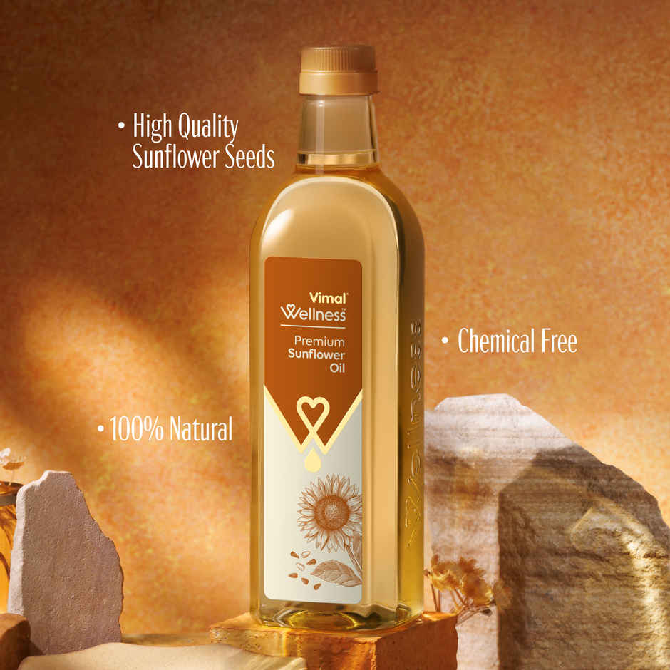 Vimal Oil Sunflower Cold Pressed Oil | Premium Cooking Oil