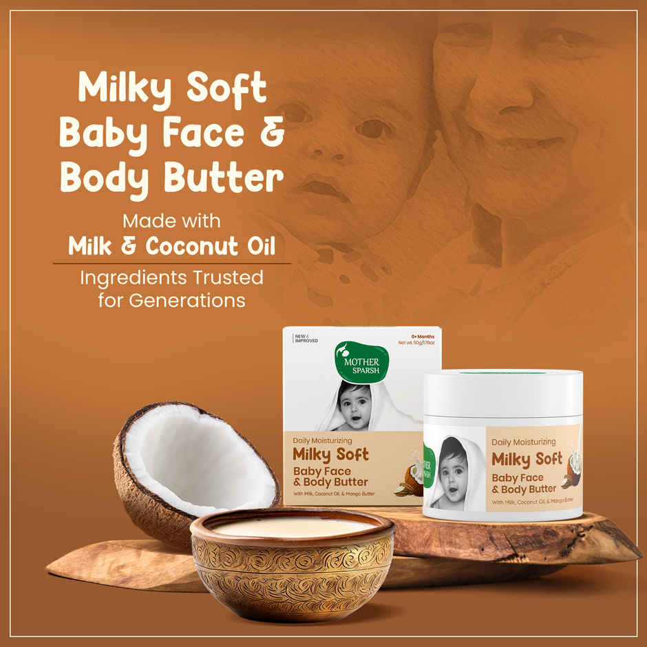 Mother Sparsh Milky Soft Baby Face & Body Butter