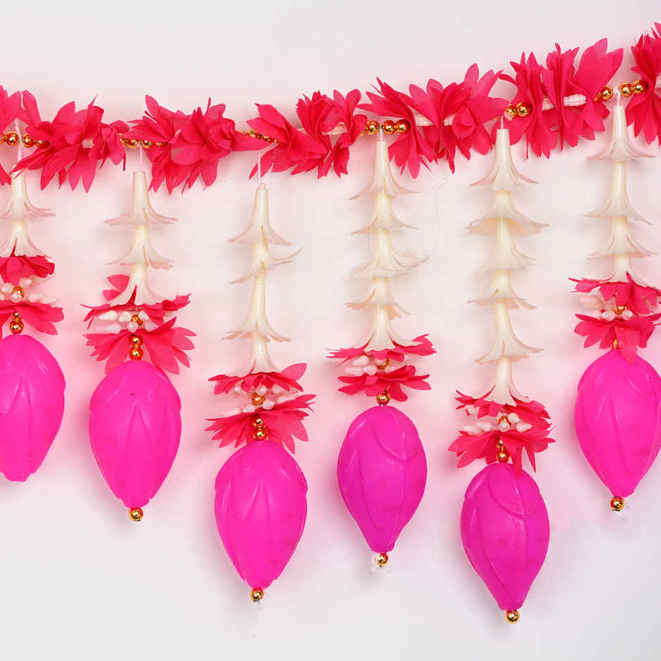 Artificial Lotus Bud Toran | Handcrafted Paper | Festival Decoration | 1 pcs | Se7en