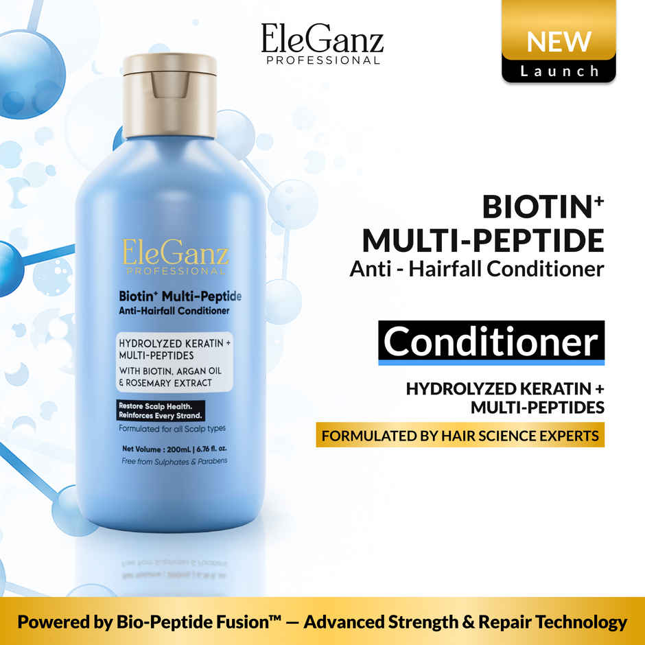 EleGanz Professional Biotin+ Multipeptide Anti-Hairfall Conditioner with Rosemary Extracts