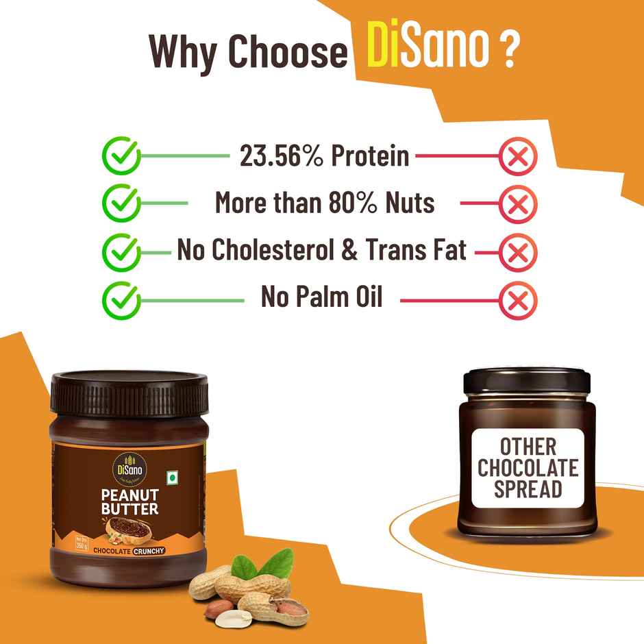 Disano Chocolate Peanut Butter Crunchy