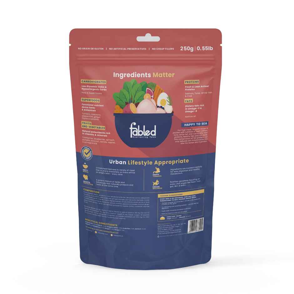 Fabled Happy To Sea - Adult Fish Recipe