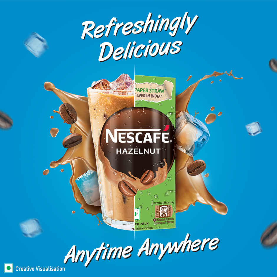 Nescafe Ready to Drink | Coffee Flavored Milk - Hazelnut | Cold Coffee