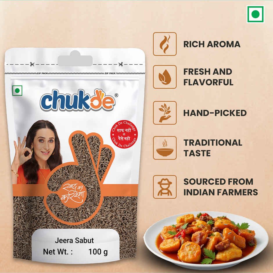 Chukde Cumin Whole Seeds (Jeera Sabut)